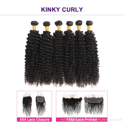 Wholesale Kinky Curly Bundles Human Hair Bundles 100% Human Hair Weave Extensions
